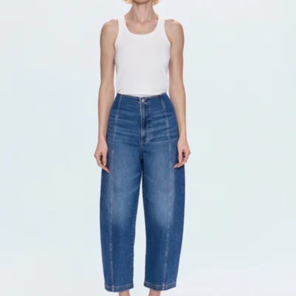 Pistola Blair Bandless High waist Crop Barrel Jeans. Size 25 NWT pistola $199